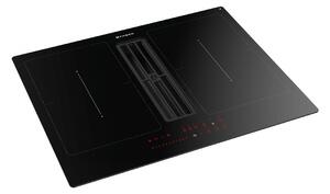 Faber Piano Cottura a Induzione con Cappa Integrata Aspirante 4 Fuochi Larghezza 60 cm in Vetro colore Nero - 340.0627.228 GALILEO SMART BK F600