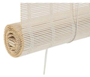 Store a rullo DKD Home Decor Verniciato Bianco Bambù (90 x 2 x 175 cm)