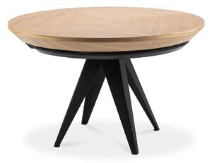 Tavolo pieghevole con gambe in metallo nero, ø 120 cm Magnus - Windsor & Co Sofas