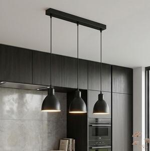 Brilagi - Lampadario LED a sospensione con cavo RIDDY 3xE27/60W/230V nero