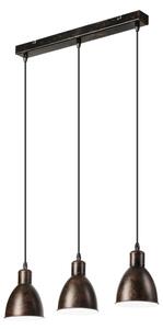 Brilagi - Lampadario LED a sospensione su cavo RIDDY 3xE27/60W/230V rame/patina