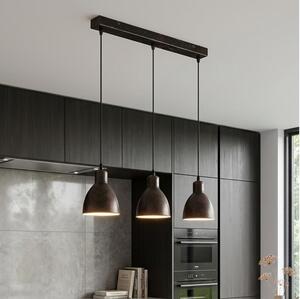 Brilagi - Lampadario LED a sospensione su cavo RIDDY 3xE27/60W/230V rame/patina