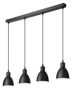 Brilagi - Lampadario LED a sospensione su cavo RIDDY 4xE27/60W/230V nero