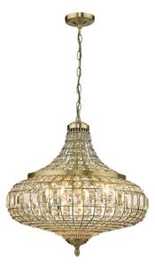 Där Lighting ASM0675 - Lampadario a catena ASMARA 6xE14/40W/230V ottone