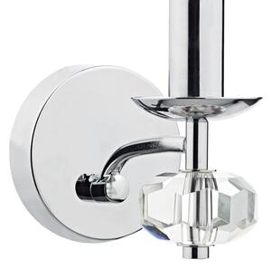 Där Lighting OLE0750 - Lampada da parete OLEANA 1xE14/40W/230V cromo lucido