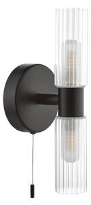 Där Lighting BOL0922 - Applique da bagno BOLTON 2xG9/5W/230V IP44 nera