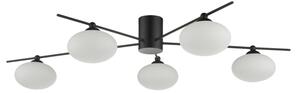 Där Lighting JAS5422 - Lampadario da soffitto a montaggio superficiale JASPER 5xG9/25W/230V nero