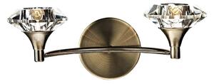 Där Lighting LUT0975 - Applique LUTHER 2xG9/40W/230V in ottone