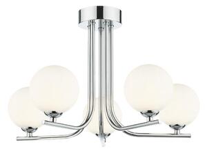 Där Lighting CRA5450-02 - Lampadario a stelo CRADLE 5xG9/25W/230V cromo lucido
