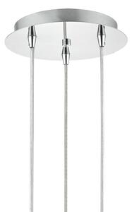 Där Lighting LYA0350 - Lampadario a sospensione su cavo LYALL 3xG9/40W/230V cromo lucido