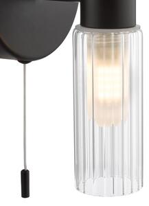 Där Lighting BOL0922 - Applique da bagno BOLTON 2xG9/5W/230V IP44 nera