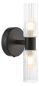 Där Lighting BOL0922 - Applique da bagno BOLTON 2xG9/5W/230V IP44 nera