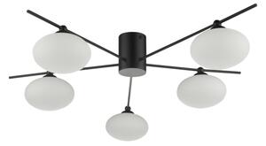 Där Lighting JAS5422 - Lampadario da soffitto a montaggio superficiale JASPER 5xG9/25W/230V nero