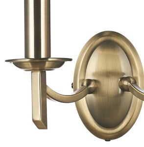 Där Lighting AMB0975 - Lampada da parete AMBASSADOR 2xE14/40W/230V, ottone