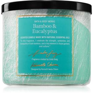 Bath & Body Works Bamboo & Eucalyptus candela profumata 411 g