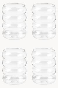 Bicchieri in vetro soffiato Bubbly 4 pz