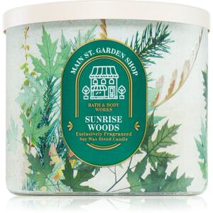 Bath & Body Works Sunrise Woods candela profumata 411 g