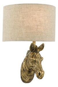 DarLighting ABB0735 - Applique da parete ABBY 1xE14/40W/230V lino/oro
