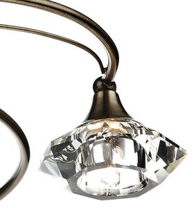 Där Lighting LUT0675 - Lampadario a plafone LUTHER 6xG9/40W/230V ottone