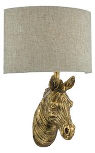 DarLighting ABB0735 - Applique da parete ABBY 1xE14/40W/230V lino/oro