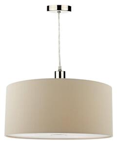 Där Lighting RON6529 - Lampada a sospensione con cavo RONDA 1xE27/60W/230V nero/beige