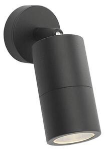 Där Lighting ORT0722 - Faretto LED da parete per esterni ORTEGA 1xGU10/5W/230V IP65 nero