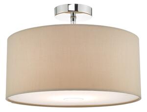 Där Lighting RON6529 - Lampada a sospensione con cavo RONDA 1xE27/60W/230V nero/beige
