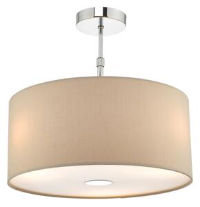 Där Lighting RON6529 - Lampada a sospensione con cavo RONDA 1xE27/60W/230V nero/beige