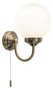Där Lighting BAR0775 - Applique da bagno BARCLAY 1xE14/40W/230V IP44 ottone