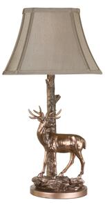 Där Lighting GUL5545-X - Lampada da tavolo GULLIVER 1xE27/60W/230V beige/bronzo