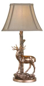 Där Lighting GUL5545-X - Lampada da tavolo GULLIVER 1xE27/60W/230V beige/bronzo