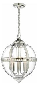 Där Lighting VAN0338 - Lampadario a catena VANESSA 3xE14/40W/230V cromo lucido