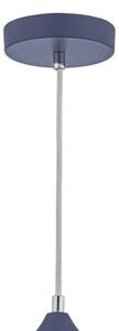 Där Lighting KAE0123 - Lampadario a sospensione KAELAN 1xE27/60W/230V blu