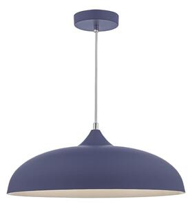 Där Lighting KAE0123 - Lampadario a sospensione KAELAN 1xE27/60W/230V blu