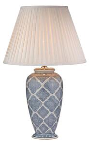 Där Lighting ELY4223 - Lampada da tavolo ELY 1xE27/60W/230V blu