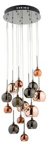 Där Lighting AUR1564 - Lampadario AURELIA a sospensione su cavi 15xG4/10W/230V