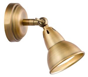 Där Lighting NAT0742 - Faretto da parete NATHANIEL 1xGU10/11W/230V in ottone