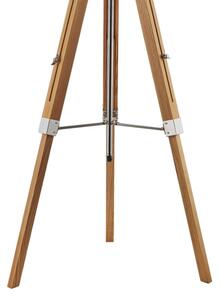 Där Lighting EAS4943 - Lampada da terra EASEL 1xE27/60W/230V marrone