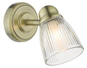 Där Lighting CED0775 - Applique da bagno CEDRIC 1xG9/25W/230V IP44 ottone