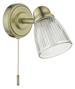 Där Lighting CED0775 - Applique da bagno CEDRIC 1xG9/25W/230V IP44 ottone
