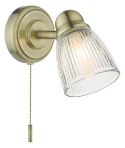 Där Lighting CED0775 - Applique da bagno CEDRIC 1xG9/25W/230V IP44 ottone