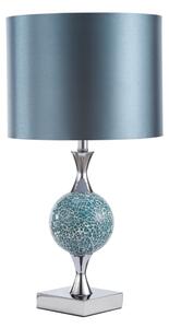 Där Lighting ELS4223 - Lampada da tavolo ELSA 1xE27/40W/230V blu/cromo lucido
