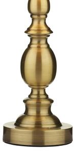 Där Lighting MAD4275 - Lampada da tavolo MADRID 1xE27/60W/230V marrone/ottone