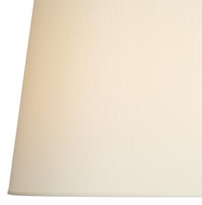 Där Lighting CYP4208 - Lampada da tavolo CYPRUS 1xE27/60W/230V crema/trasparente