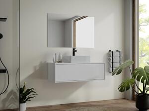 Mobile sotto lavabo sospeso Bianco 94 cm - TEANA II