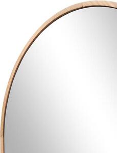 Specchio a figura intera ovale con cornice in legno di quercia Avery