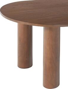 Tavolo ovale in legno di quercia Dunia, 180 x 110 cm