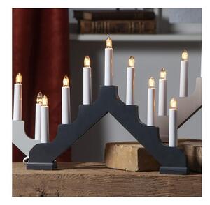 Eglo 410454 - Candelabro di Natale ADA 7xE10/3W/230V grigio scuro