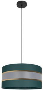 Lampadario su corda CORAL 1xE27/60W/230V d. 40 cm verde