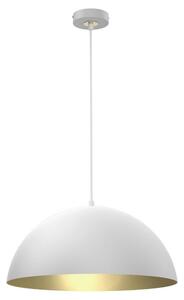 Lampadario su corda BETA 1xE27/60W/230V d. 45 cm bianco